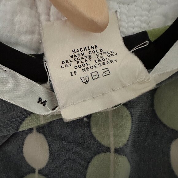 Max Studio green dot empire waist dress xs - Picture 5 of 5